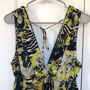 BB Dakota Animal Print Silky Dress